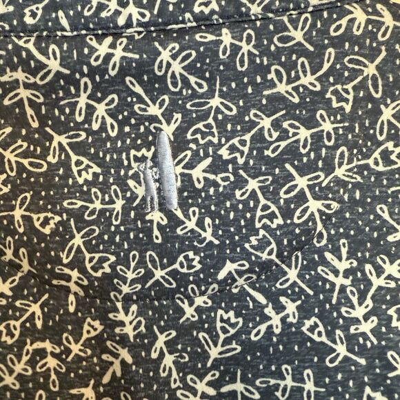 johnnie-O Blue Floral Polo Shirt - Picture 4 of 11